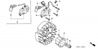 Honda GX100 U QXB4 Full Engine Spare Parts - Flywheel Ignition Coil