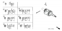 Honda GX120 UT1 Full Engine Spare Parts - Crankshaft