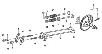 Honda GX120 UT2 Full Engine Spare Parts - Camshaft