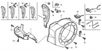 Honda GX120 UT2 Full Engine Spare Parts - Fan Cover