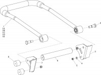 Loncin H135 Full Engine Spare Parts - Crankcase