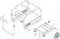 Altrad Belle Major 20-160X (PAN) Hydraulic Power Pack Spare Parts - Chassis Assembly (From April 2009)