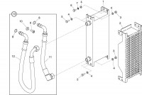 Altrad Belle Major 20-160X (PAN) Hydraulic Power Pack Spare Parts - Cooler Assembly (From April 2009)