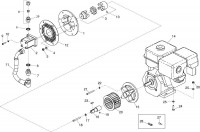 Altrad Belle Major 20-160X (PAN) Hydraulic Power Pack Spare Parts - Pump & Motor Assembly