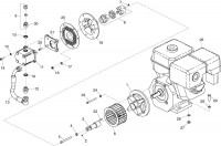 Altrad Belle Major 30-140 (PAN) Hydraulic Power Pack Spare Parts - Pump & Motor Assembly