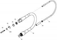 Altrad Belle Megavib Plus Poker Concrete Poker Spare Parts - Flexible Shaft