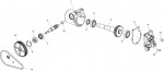 Altrad Belle Minimix 150 Tip-Up Mixer Spare Parts - Gearbox Assembly (Up To Oct 04)