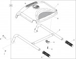 Altrad Belle Minimix 150 Tip-Up Mixer Spare Parts - Handle Assembly