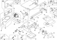 Altrad Belle Minitile 180 Tile Saw Spare Parts - Minitile 180