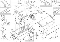 Altrad Belle Minitile 200 Tile Saw Spare Parts - Minitile 200