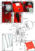 Altrad Belle Baromix Minor Tip-Up Mixer Spare Parts - Main Assembly (Robin - Current Production)