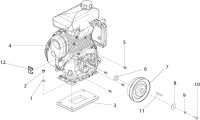 Altrad Belle PCLX 320-400 Compactor Plate Spare Parts - Engine & Drive Kit
