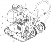 Altrad Belle PCX 17/50A Compactor Plate Spare Parts - Decals