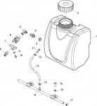 Altrad Belle PCX 17/50A Compactor Plate Spare Parts - Water Bottle Assembly