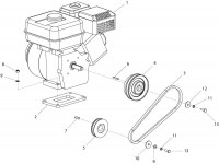 Altrad Belle PCX 20A Compactor Plate Spare Parts - Engine & Drive Kit