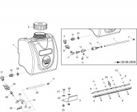 Altrad Belle PCX 20A Compactor Plate Spare Parts - Water Bottle Kit