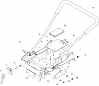 Altrad Belle Porto Screed Concrete Finishing Spare Parts - Main Assembly