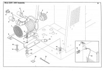 Altrad Belle Premier T Site Mixer Spare Parts - Motor Assembly (220v & 240v)