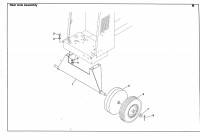 Altrad Belle Premier T Site Mixer Spare Parts - Rear Axle Assembly