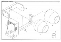 Altrad Belle Premier T Site Mixer Spare Parts - Frame / Drums Assembly