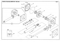 Altrad Belle Premier T Site Mixer Spare Parts - Gearbox Assembly (March 1995 - December 1998)
