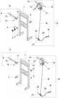 Altrad Belle Pro Screed Concrete Finishing Spare Parts - Pneumatic Option