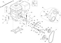 Altrad Belle PT Range Pro & Pro Tilt Trowel Spare Parts - Manual Drive Kit (From May 2006)