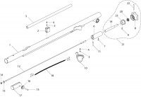 Altrad Belle PT Range Pro & Pro Tilt Trowel Spare Parts - Handle Assembly - Screw Pitch