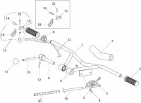 Altrad Belle PT Range Pro & Pro Tilt Trowel Spare Parts - Handle Bar Assembly