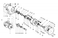 Altrad Belle RB800H Skip Fed Mixer Spare Parts - Shovel Winch With Clutch