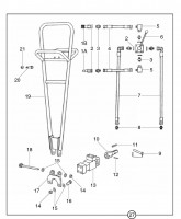 Altrad Belle Roller Striker Concrete Finishing Spare Parts - Hydraulic Drive End