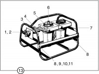 Altrad Belle Roller Striker Concrete Finishing Spare Parts - Lubricator