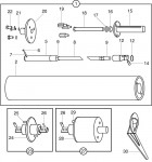 Altrad Belle Roller Striker Concrete Finishing Spare Parts - Sectional Tube Kits