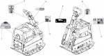 Altrad Belle RPC 35 Compactor Plate Spare Parts - Decals