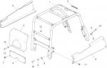 Altrad Belle RPC 45 Compactor Plate Spare Parts - Frame Assembly (From Serial No. 030508)