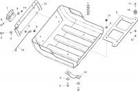 Altrad Belle RPC 60 Compactor Plate Spare Parts - Top Cover (From Serial No. 043180)