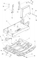 Altrad Belle RPC 60 Compactor Plate Spare Parts - Baseplate Assembly - Hatz (From 1st January 2009)
