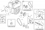 Altrad Belle RPC 60 Compactor Plate Spare Parts - Engine & Drive Kit - Hatz
