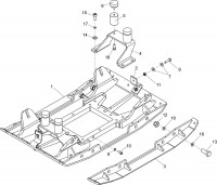 Altrad Belle RPX 59 Compactor Plate Spare Parts - Baseplate Assembly