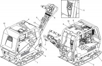 Altrad Belle RPX 59 Compactor Plate Spare Parts - Decals