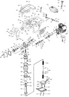 Altrad Belle RT 60 Trench Rammer Spare Parts - Main Assembly