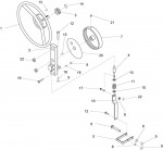 Altrad Belle Superior 300/350/400 Site Mixer Spare Parts - Handwheel Assembly