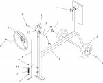 Altrad Belle TBE 130/165 Upright Mixer Spare Parts - Frame Assembly