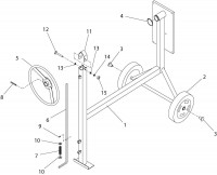 Altrad Belle TBE 130/165 Upright Mixer Spare Parts - Frame Assembly