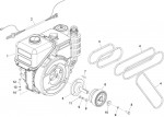 Altrad Belle TDX 650 A Compacting Roller Spare Parts - Kubota EA330 Engine Assembly