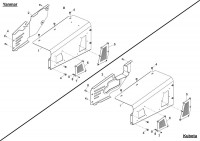 Altrad Belle TDX 650 A Compacting Roller Spare Parts - Side Guards