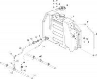 Altrad Belle TDX 650 A Compacting Roller Spare Parts - Water Tank Assembly