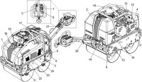 Altrad Belle TDX 650 A Compacting Roller Spare Parts - Decals