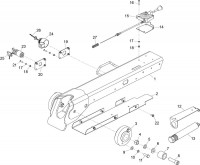 Altrad Belle TDX 650 A Compacting Roller Spare Parts - Handle Assembly