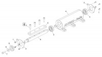 Altrad Belle TDX 650 Twin Drum Compacting Roller Spare Parts - Vibrator Assembly